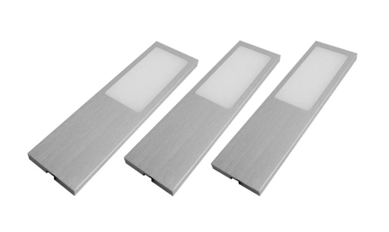 Indux Solin Set LED Multi Tone pentru bucătărie, 3 spoturi x 3,6 W, aluminiu 1208972341