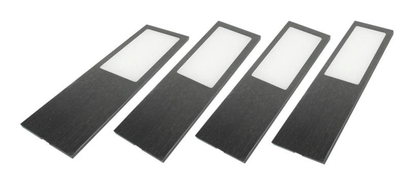 Indux Solin Set LED Multi Tone pentru bucătărie, 4 spoturi x 3,6 W, culoare gri metalizat 1208972354