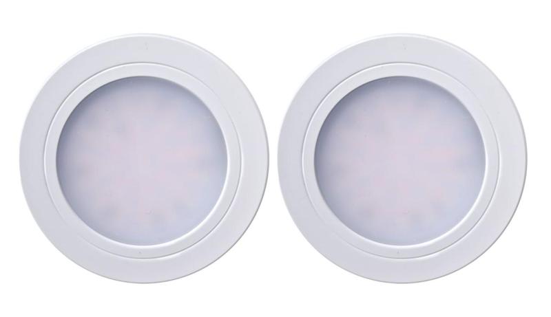 Indux Luma Set de spoturi LED pentru bucătărie mică încastrată, 2 spoturi cu driver LED, alb 1208972375