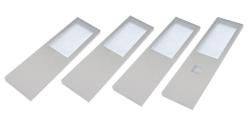Indux Lino Set LED pentru bucătărie, 4 spoturi 4W, cu comutator tactil integrat, aluminiu 1208972396