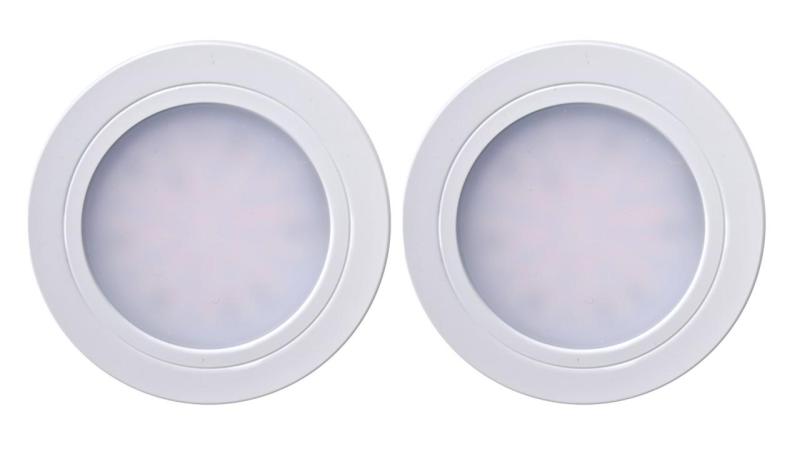 Indux Luma Set LED Multi Tone pentru bucătărie încorporată, 2 spoturi, alb 1208972408