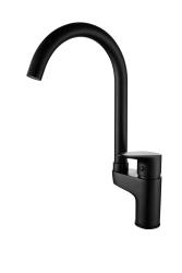 Aquanello Casa Baterie de bucătărie negru cu mâner superior BL-1202-CS