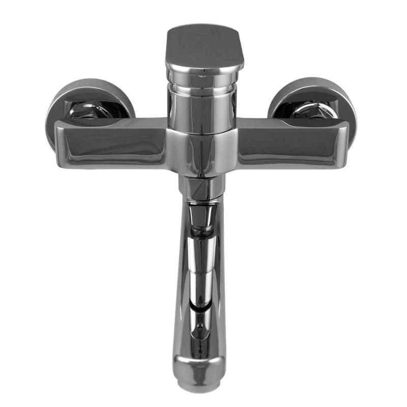 Aquanello Casa Single-lever Kitchen Wall Faucet Chrome with 15 cm spout CR-1415-CS