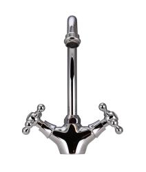 Aquanello Heritage Ascot Classic Kitchen Nostalgic Kitchen Faucet Chrome CR-4004-HA