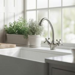 Aquanello Heritage Ascot Bucătărie clasică Robinet de bucătărie nostalgic din oțel inoxidabil NB-4004-HA