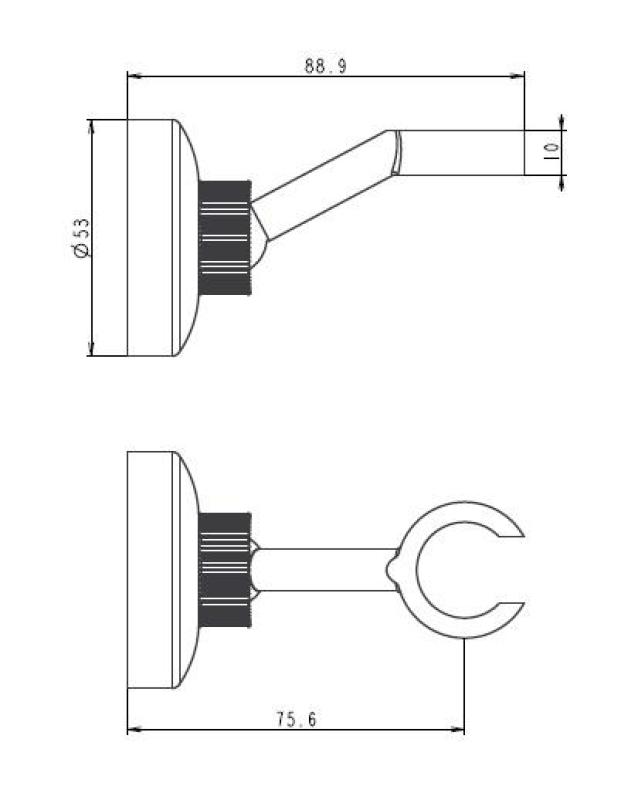 Aquanello Heritage Collection Suport clasic pentru duș de mână Bronz BN-9003-HC