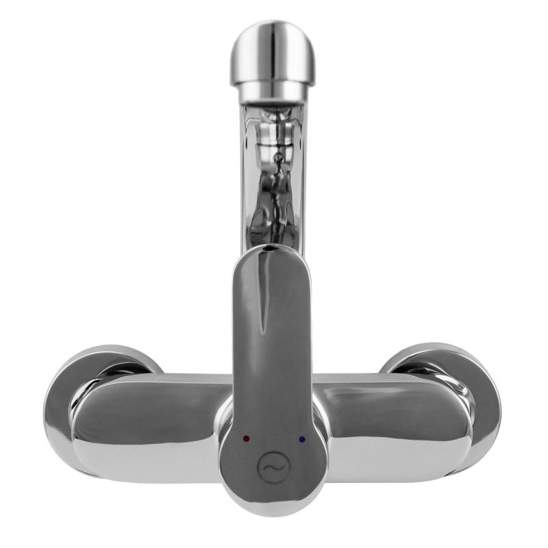 Aquanello Casa Robinet de bucătărie cu ieșire superioară Crom CR-1003-CS