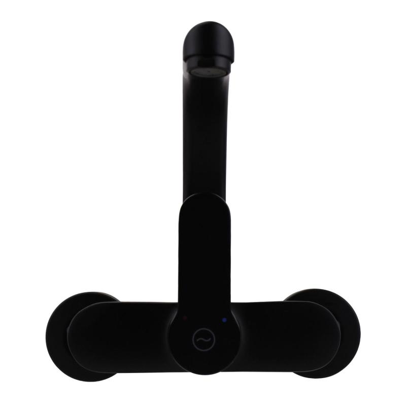 Aquanello Casa Robinet de bucătărie cu ieșire superioară Negru BL-1003-CS