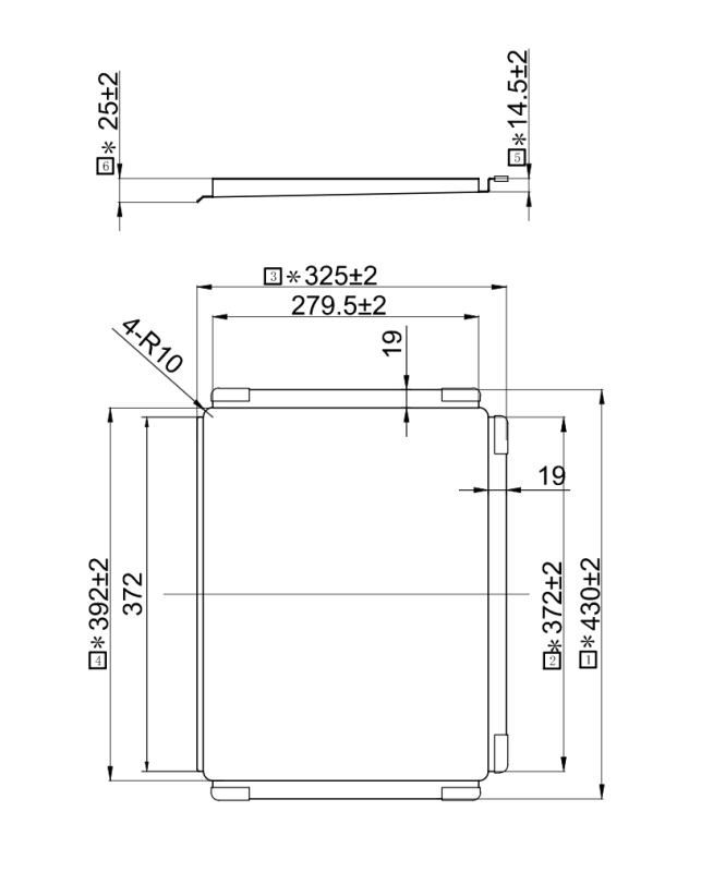 Pure.Sink Exclusivo Tavă mobilă de scurgere, 440 x 335 mm, pentru chiuvetă PEXTRAY-02