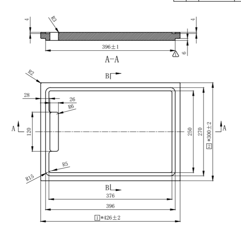 Pure.Sink Exclusivo Tocător de lemn din bambus 42x30 cm pentru chiuvetă PEXCB40-24