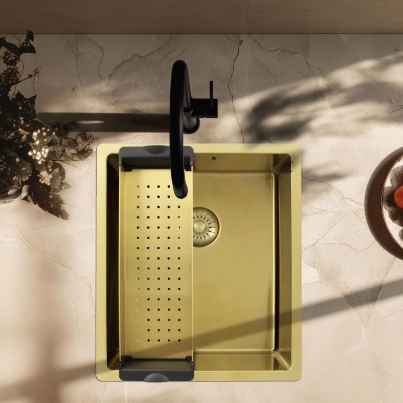 Pure.Sink Bazin de colectare Prestige pentru chiuvetă, auriu  PPGCL40-60