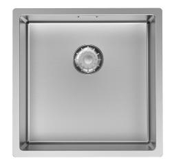 Pure.Sink Comfort Chiuvetă din oțel inoxidabil 40x40 cm, rază de 10 mm, pentru montare sub blat, la nivel cu blatul și la suprafață PCM4040-02