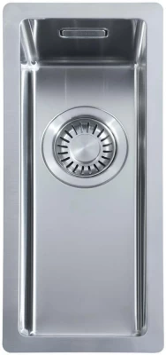 ABK Bingara chiuvetă mică din oțel inoxidabil 15x40cm cu montaj la novel sub blat și la suprafață KS51015001 6300-BIN15fVI