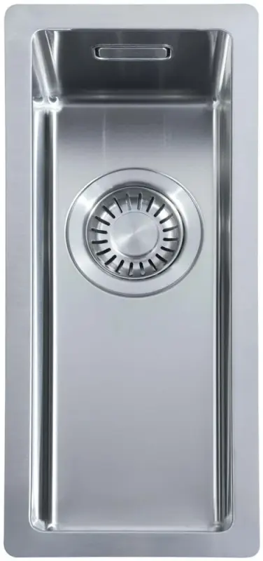 ABK Bingara chiuvetă mică din oțel inoxidabil 15x40cm cu montaj la novel sub blat și la suprafață KS51015001 6300-BIN15fVI