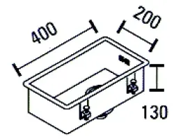 ABK Bingara 20F Chiuvetă sub blat din oțel inoxidabil KS51020002