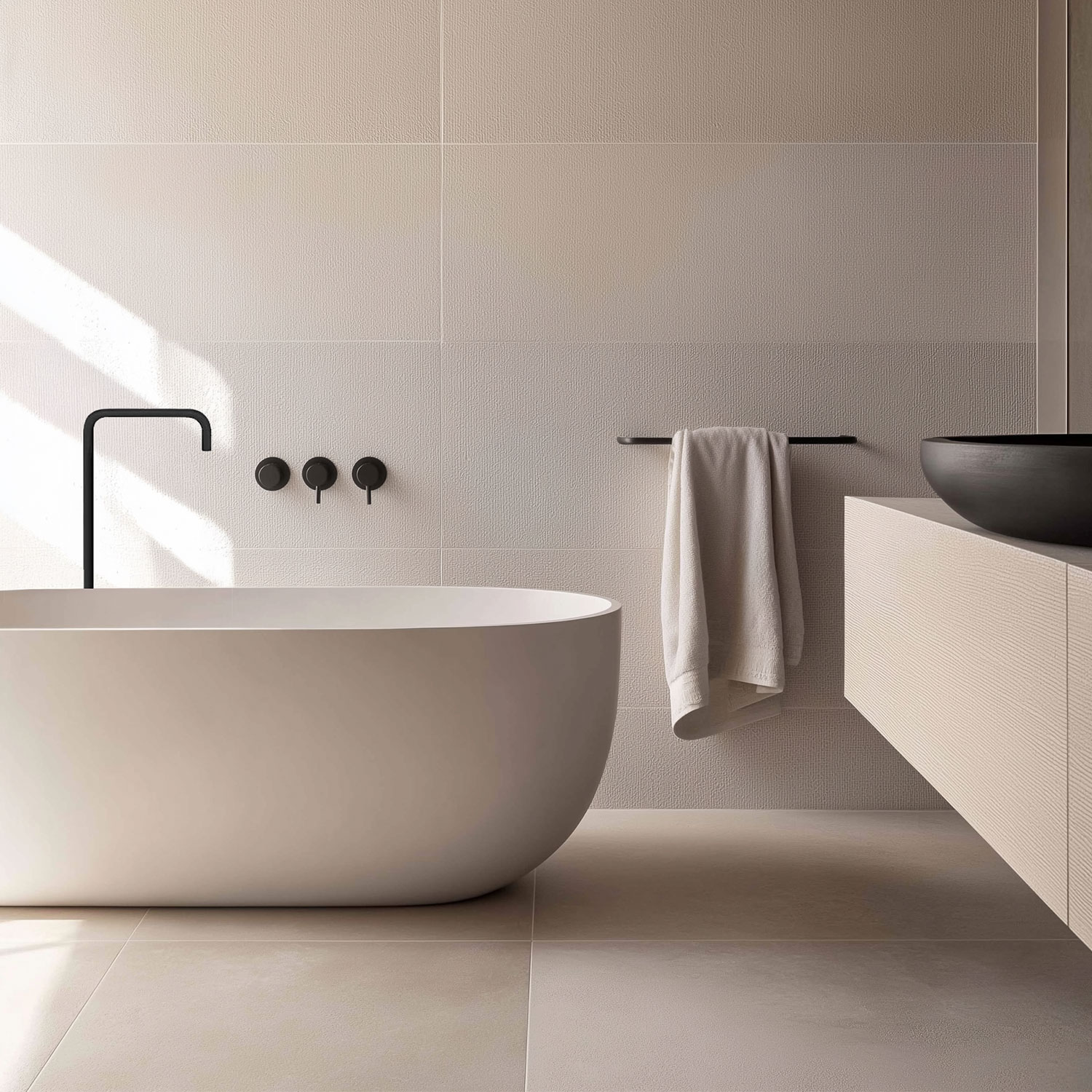 Dincolo de crom: accesorii negru mat și bronz pentru o baie cu personalitate